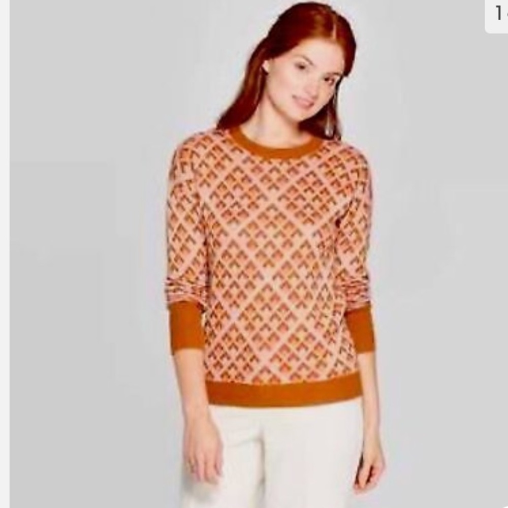 A New Day Geometric Sweater NWT